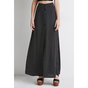 Forever 21 Polka Dot Maxi Skirt